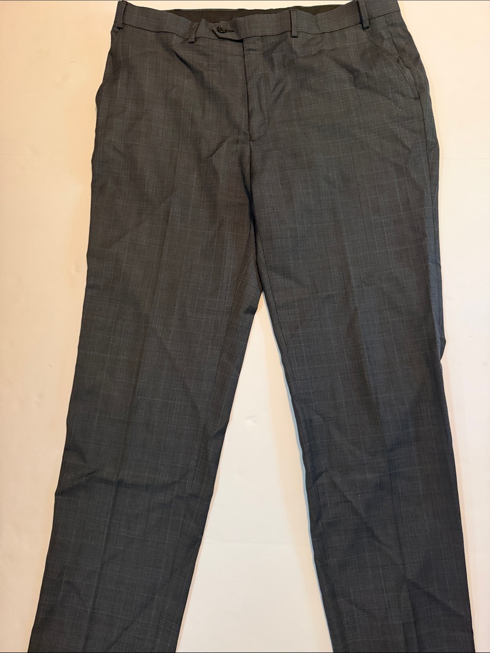 Ralph Lauren Charcoal Plaid Dress Pants 38/32